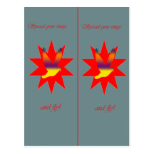 Flying Bird bookmark Post Card