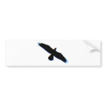 Flying Bird Silhouette bumper stickers
