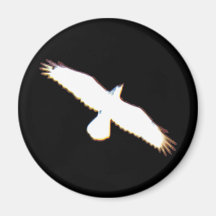 Flying Bird Silhouette Magnet