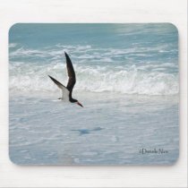 Flying Black Skimmer Mousepad