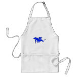 Flying Blue Fire Breathing Dragon Apron