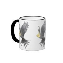 Flying Cockatiel Mug