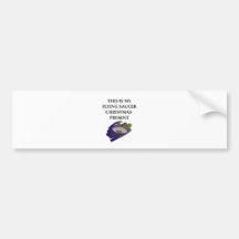 flying daucer bumper stickers