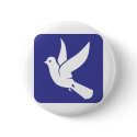 Flying Dove of Peace Icon buttons