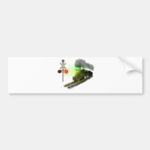 Flying Down The Rails Bumper Stickers