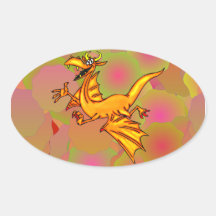 Flying Dragon Stickers