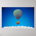 Flying Elephant posters