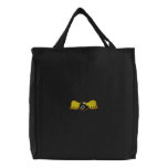 Flying Eye 8 Ball embroidered bags
