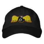 Flying Eye 8 Ball embroidered hats