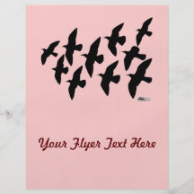 Flying Flight Pigeons Custom Flyer