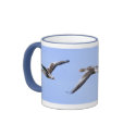 Flying Greylag Geese Mug