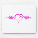 Flying Heart - Emo Alternative Grunge Rock Punk mousepads