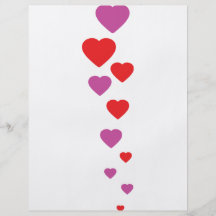 flying heart icon flyer