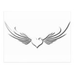 Flying Heart Post Card