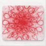 Flying Hearts White Mouse Pad