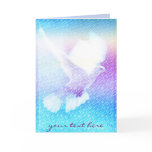 Flying in a rainbow greeting cards