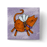 flying kitty buttons