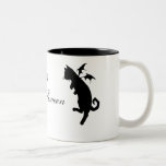 Flying kitty coffee mug