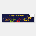 FLYING MACHINE BUMPER STICKER