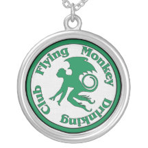 Flying Monkey Drinking Club Necklaces