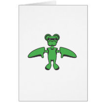 Flying Monkey Greeting Card