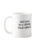 flying monkey, my boss is a WITCH deal with it mugs