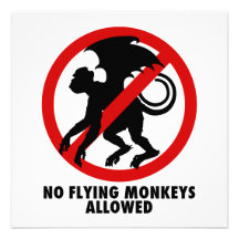Flying Monkey Party Personalized Invitation