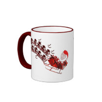 Flying Monkey Santa Mug