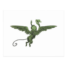 Flying Monkey, Wizard of Oz Postcard