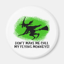 Flying Monkeys Fridge Magnets