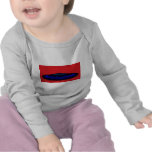 Flying Objects R. & D. in Chrome BLUE and Magenta t-shirts