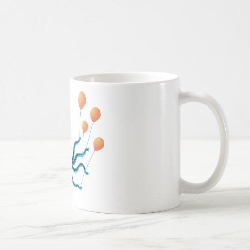 Flying Octopus Coffee Mugs