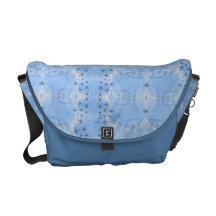 Flying out of Fractal Clouds Pattern Courier Bag