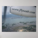 Flying over the Visayas posters