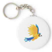 flying parrot key chain