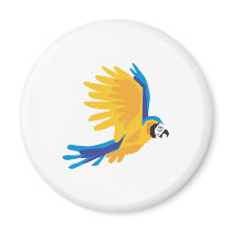 flying parrot magnets