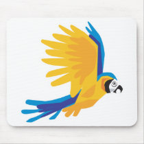 flying parrot mouse pad