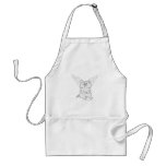 Flying Pig Cartoon aprons