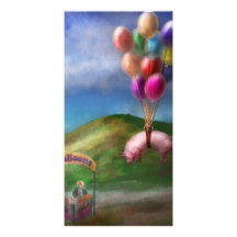 Flying Pig - Child - How I wish I were a bird Photo Greeting Card