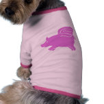 Flying Pig Dog Shirt Pink pet clothing