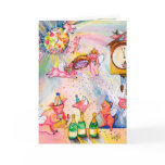 Flying Pig New Year's Card