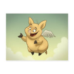 Flying Pig Postcard