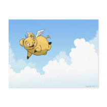 Flying Pig Postcard