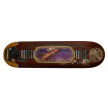 Flying Pig - Rocket - To the moon or bust Skateboard Decks