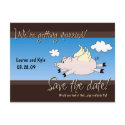 Flying Pig Save the Date PC postcards