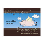 Flying Pig Save the Date PC postcards
