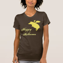 Flying piggy tee shirt