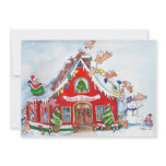 Flying Pigs Decorate for Christmas Invitations