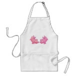 Flying pigs in love! aprons