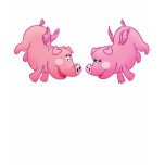 Flying pigs in love! t-shirts
